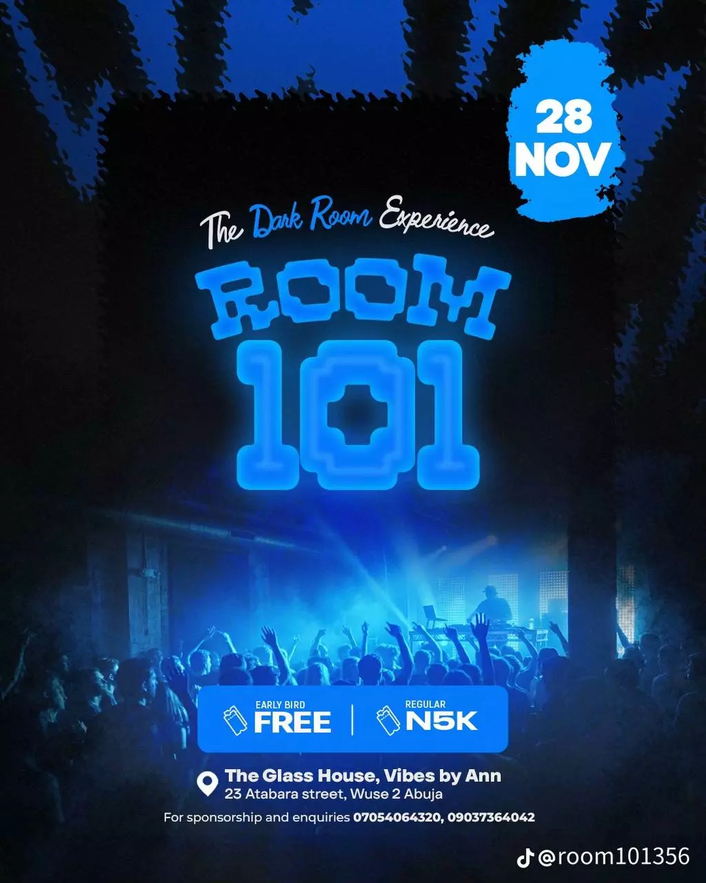 ROOM 101 – THE DARK ROOM EXPERIENCE | ROOM 101