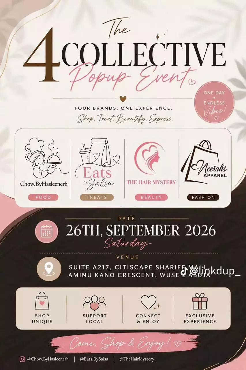 THE 4 COLLECTIVE POP-UP EVENT — ABUJA