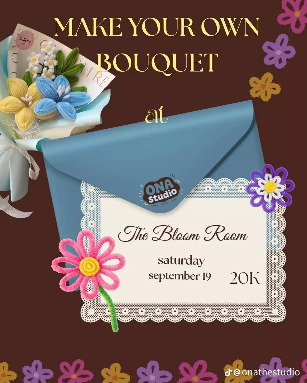 MAKE YOUR OWN BOUQUET — THE BLOOM ROOM BY ONA STUDIO