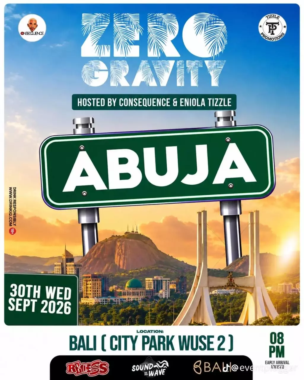 ZERO GRAVITY ABUJA — TIZZLE PROMOTIONS