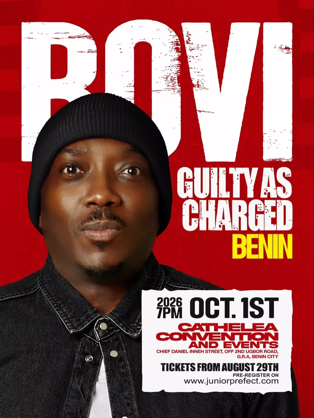 GUILTY AS CHARGED — BOVI