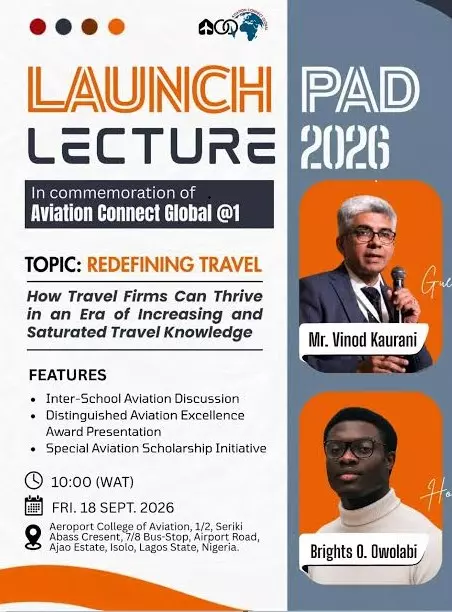 AVIATION CONNECT GLOBAL’S LAUNCH PAD LECTURE 2026