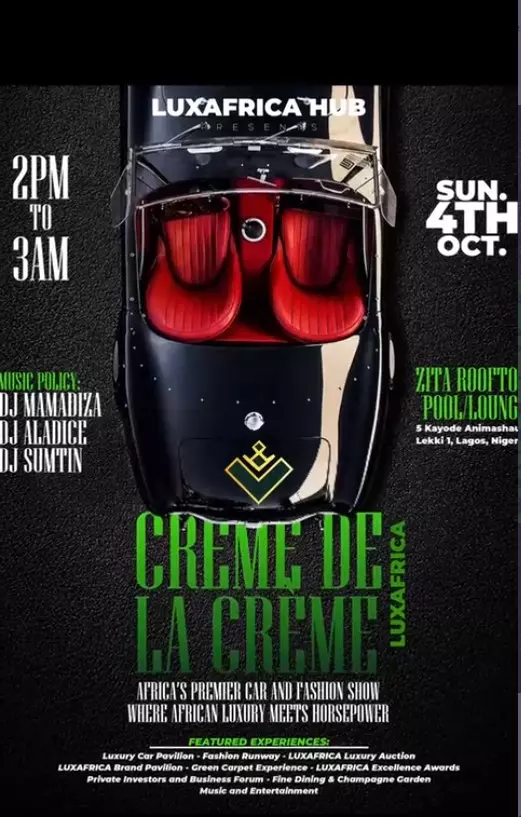 CRÈME DE LA CRÈME BY LUXAFRICA
