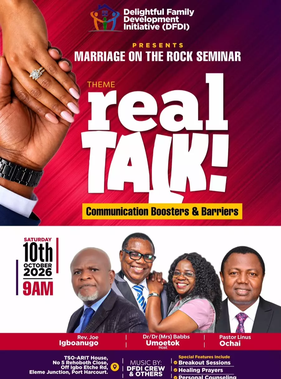 MARRIAGE ON THE ROCK SEMINAR _ THE REAL TALK