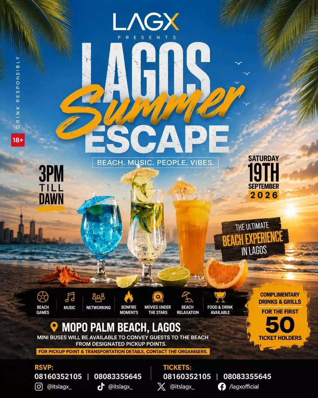 LAGX PRESENTS LAGOS SUMMER ESCAPE – ISLAND EDITION