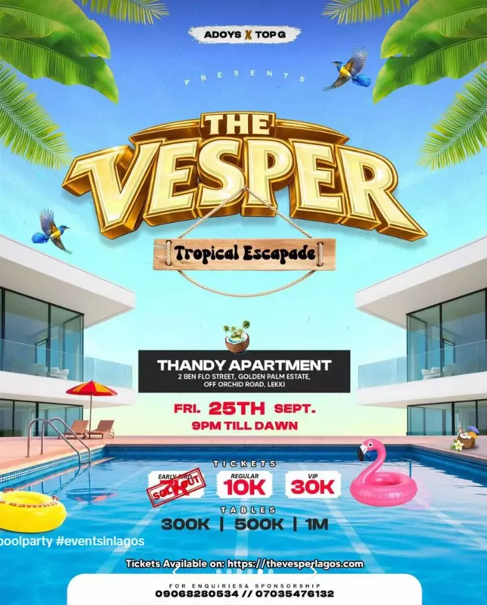 THE VESPER: TROPICAL ESCAPADE