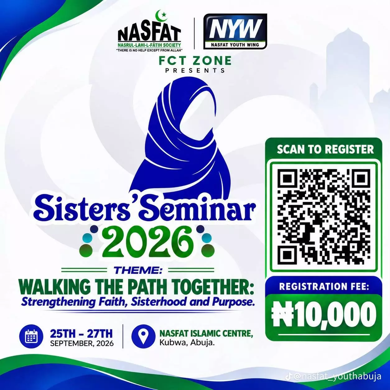 NASFAT YOUTH WING FCT ZONE: SISTERS’ SEMINAR 2026