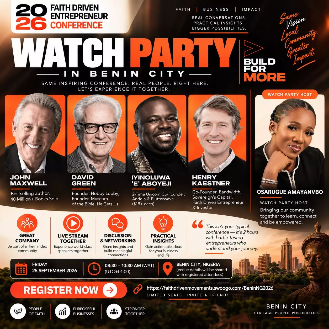 FAITH DRIVEN ENTREPPRENEUR CONFERENCE 2026 WATCH PARTY