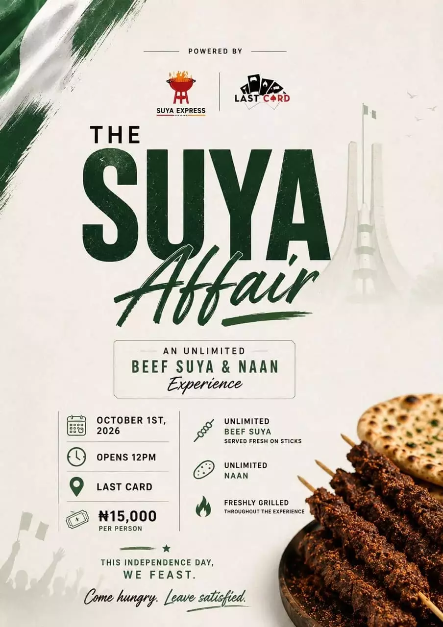 THE SUYA AFFAIR — POWERED BY SUYA EXPRESS & LAST CARD