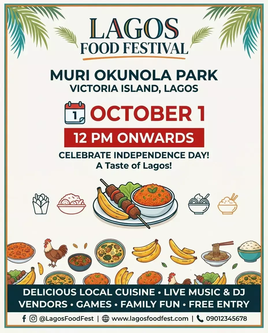 LAGOS FOOD FESTIVAL 2026