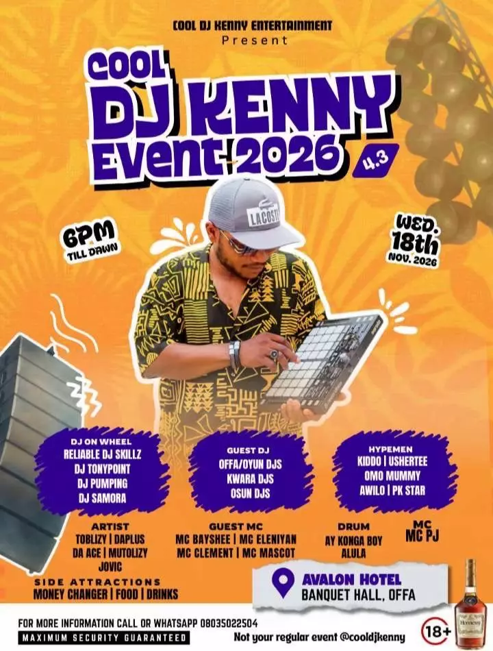 COOL DJ KENNY EVENT 2026 _OFFA