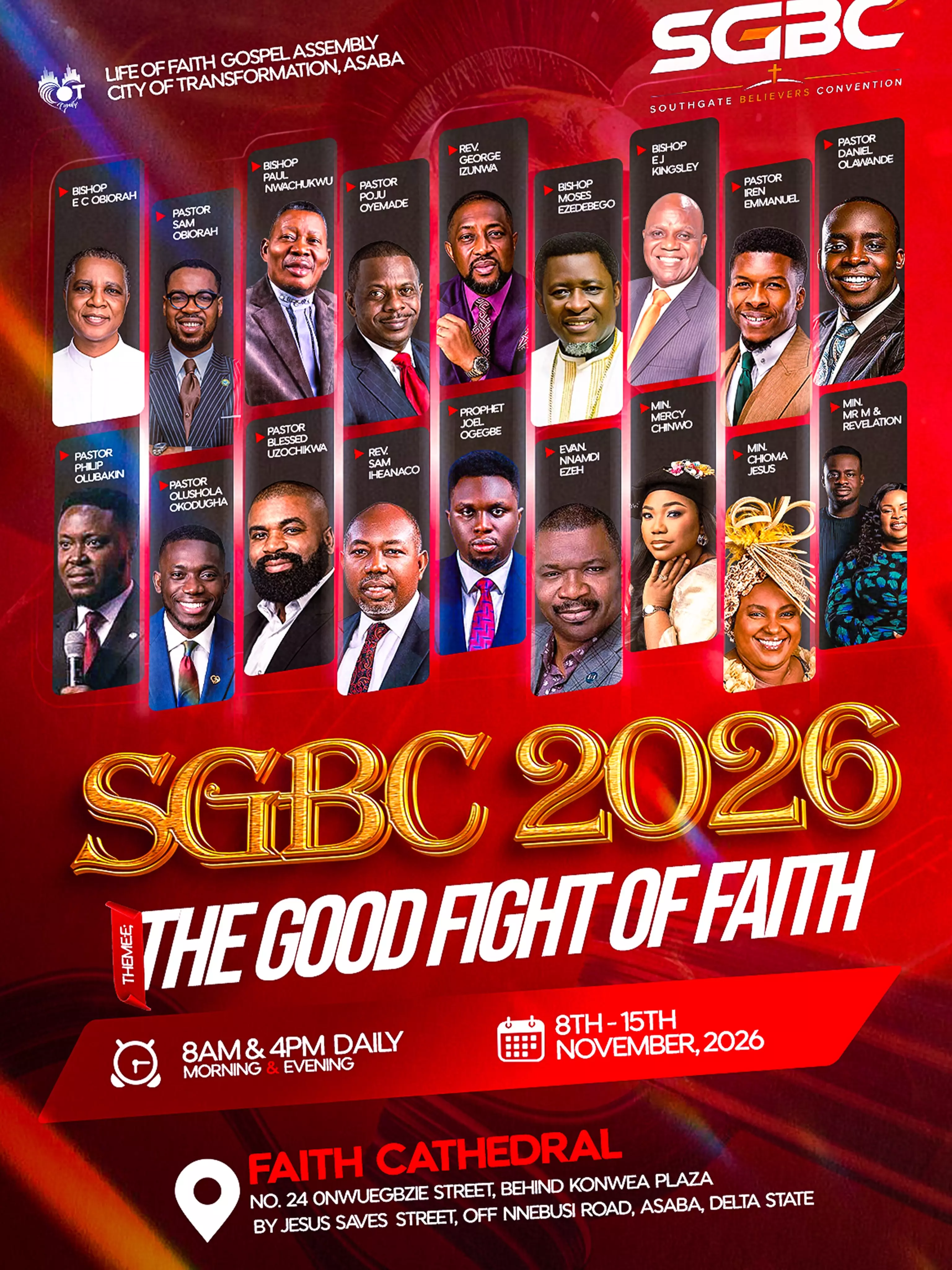 SGBC 2026 — THE GOOD FIGHT OF FAITH