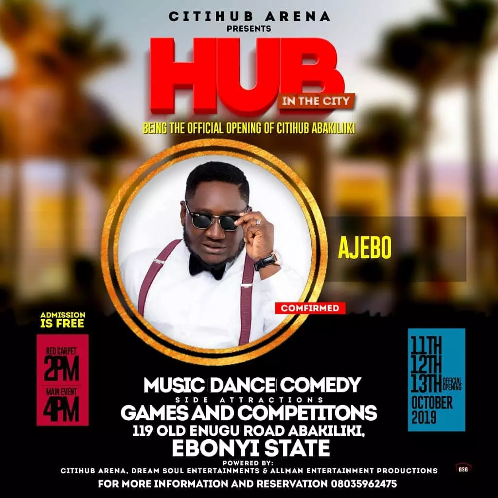 HUB IN THE CITY WITH ALEBO