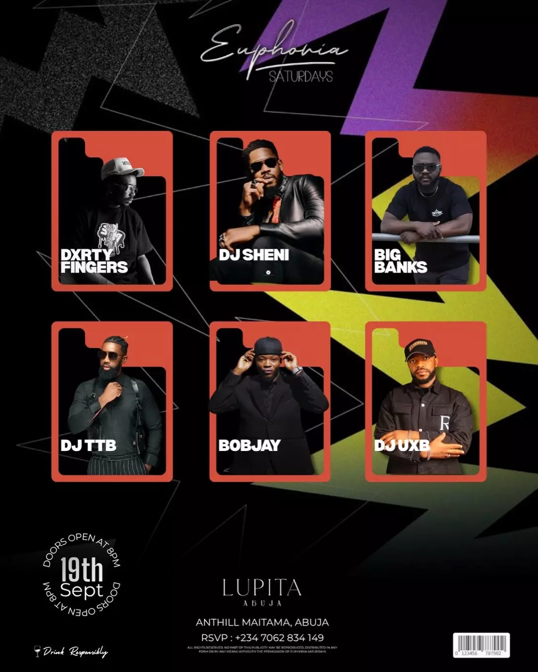 EUPHORIA SATURDAYS — LUPITA ABUJA