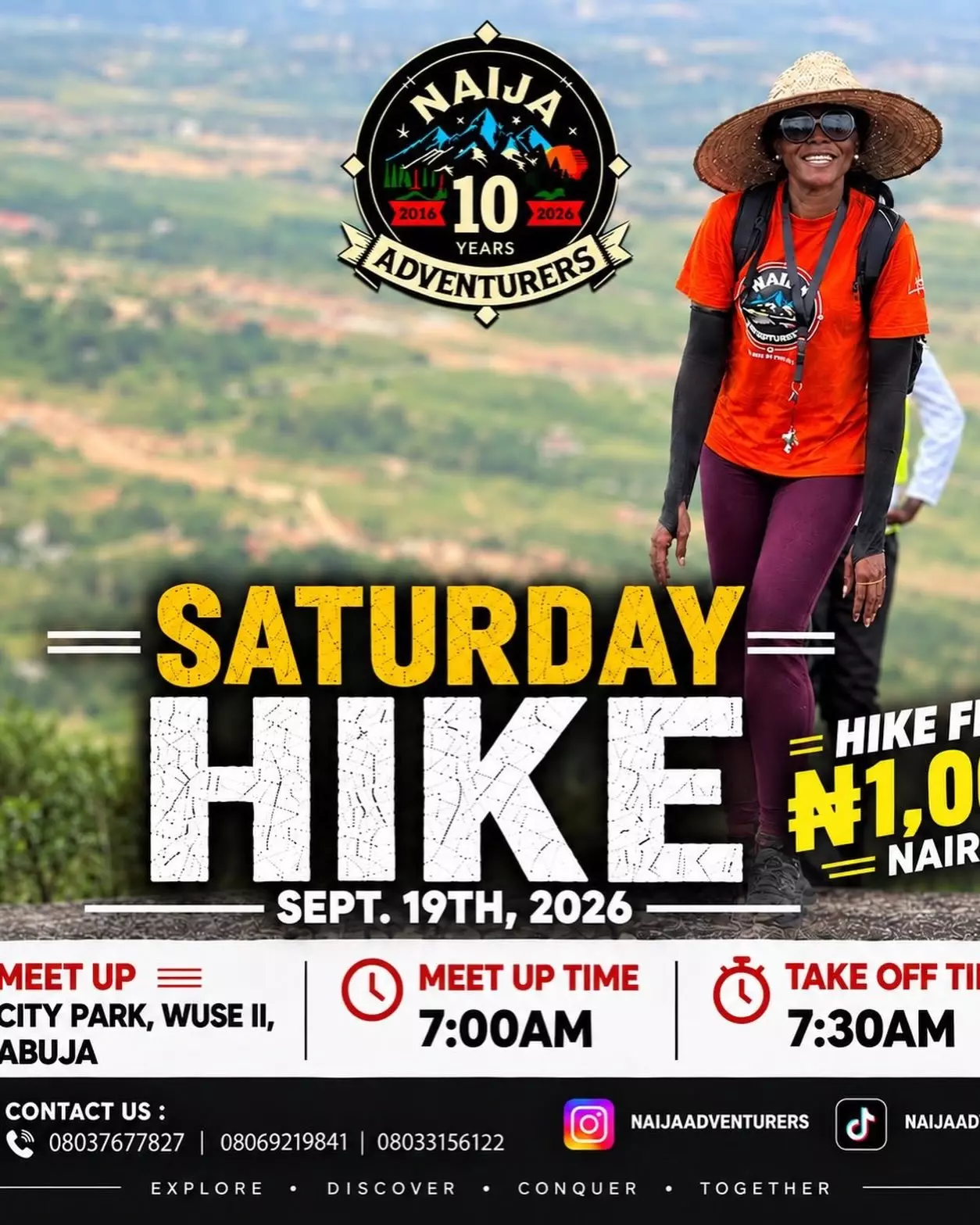 NAIJA ADVENTURERS — 10TH ANNIVERSARY SATURDAY HIKE 2026