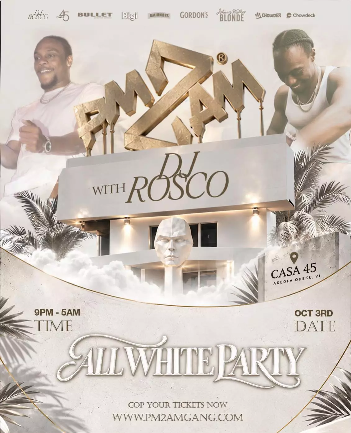 ALL WHITE PARTY — PM2AM GANG