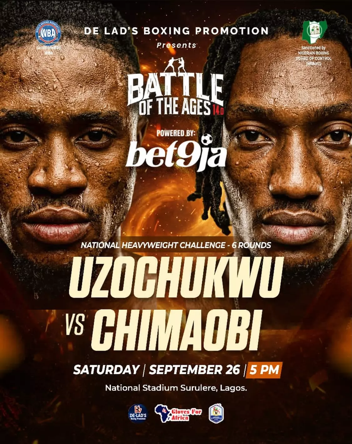 BATTLE OF THE AGES 14.0 — DE LAD’S BOXING PROMOTION
