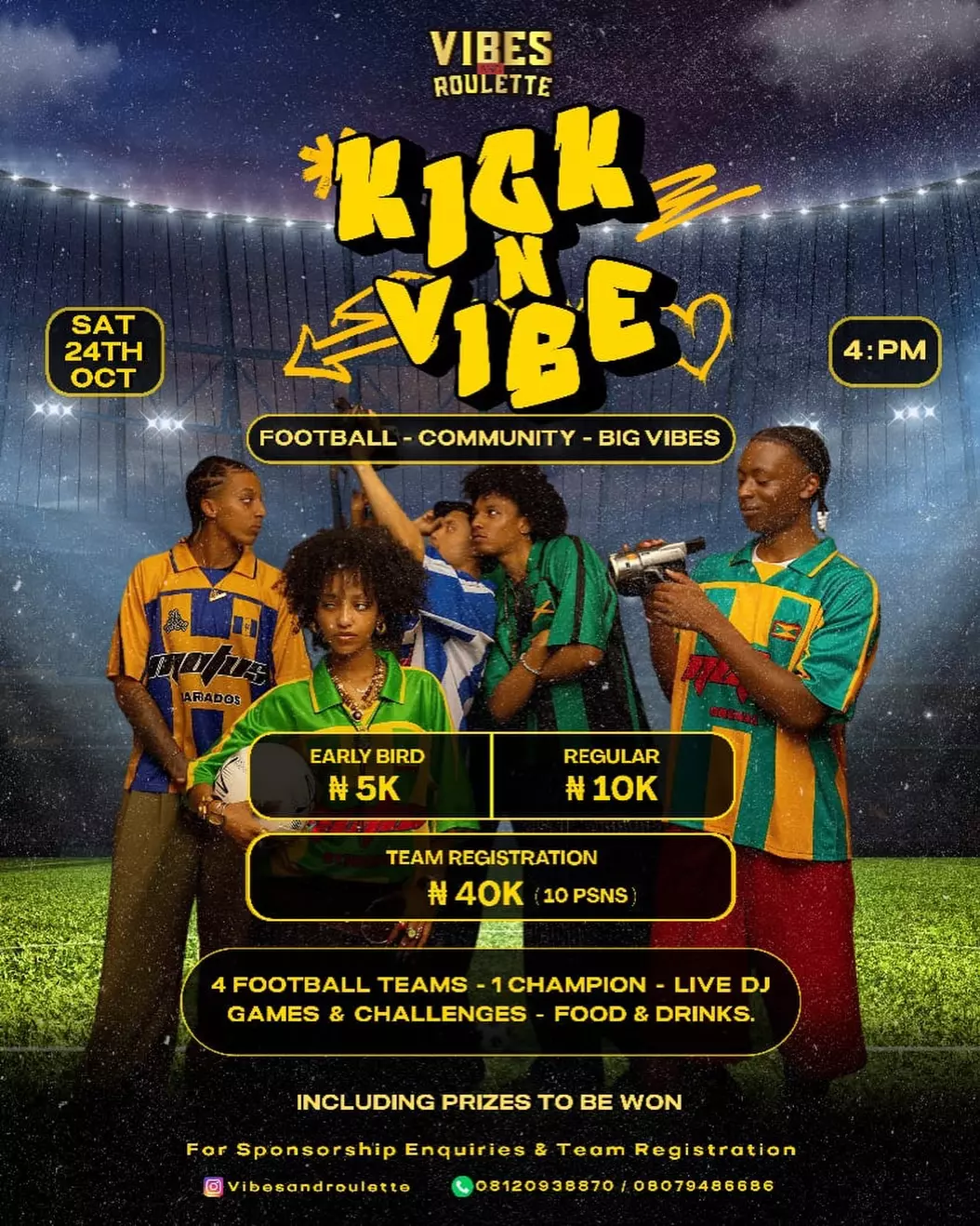 KICK N VIBE — VIBES & ROULETTE