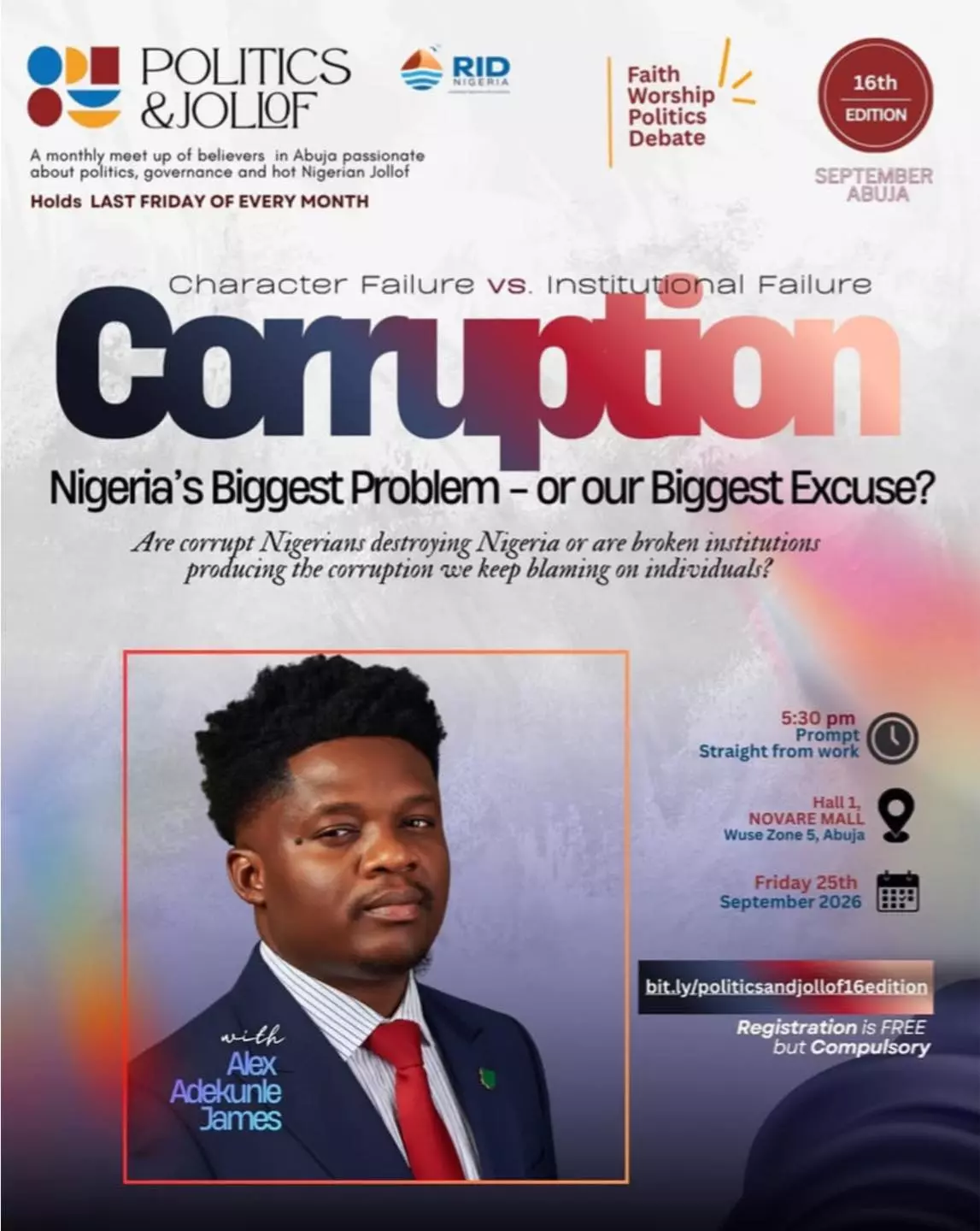 POLITICS & JOLLOF – 16TH EDITION