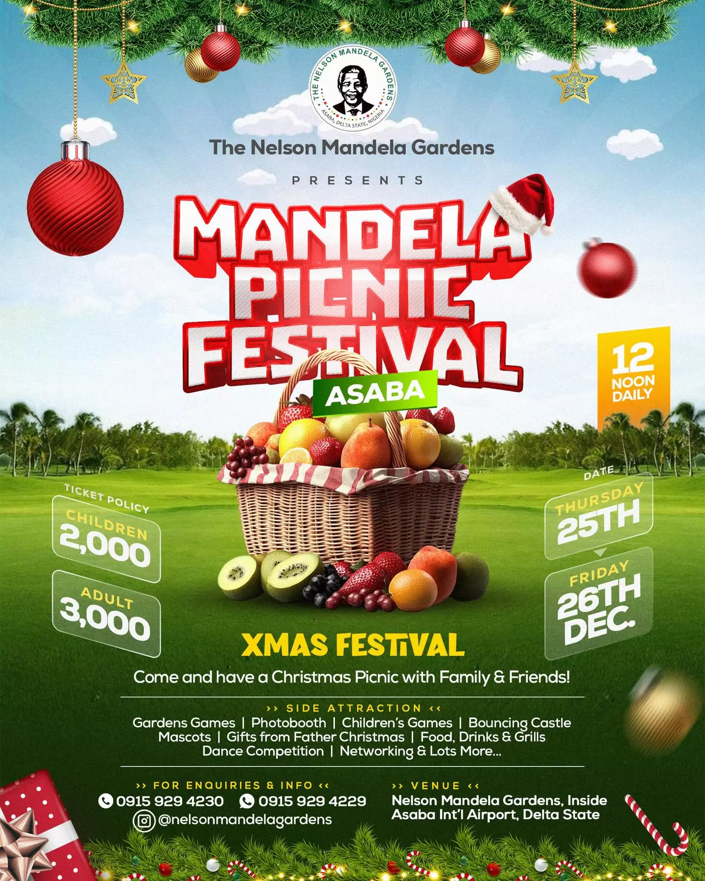 MANDELA PICNIC FESTIVAL