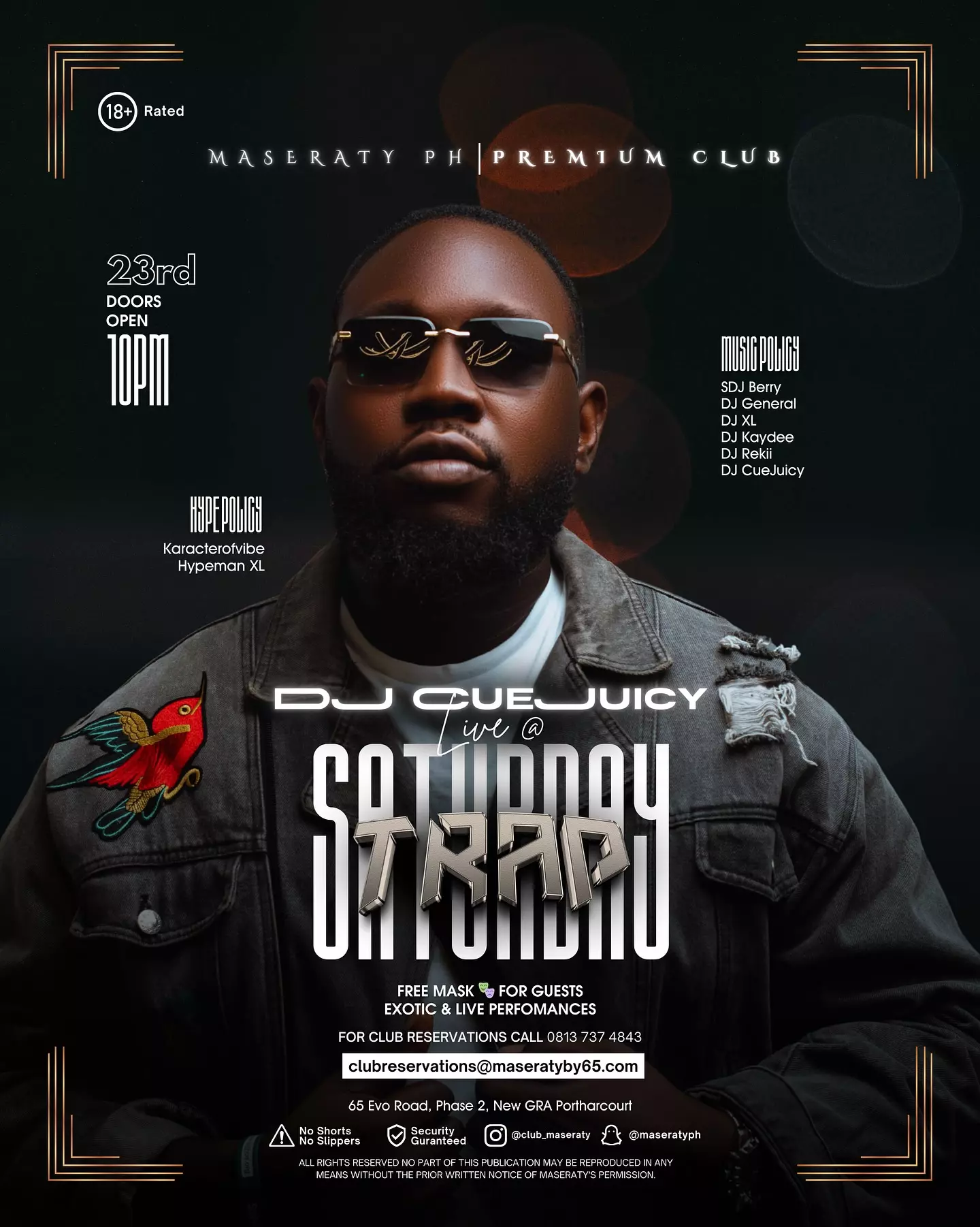 DJ CUEJAY LIVE @ MASERATY BY 65