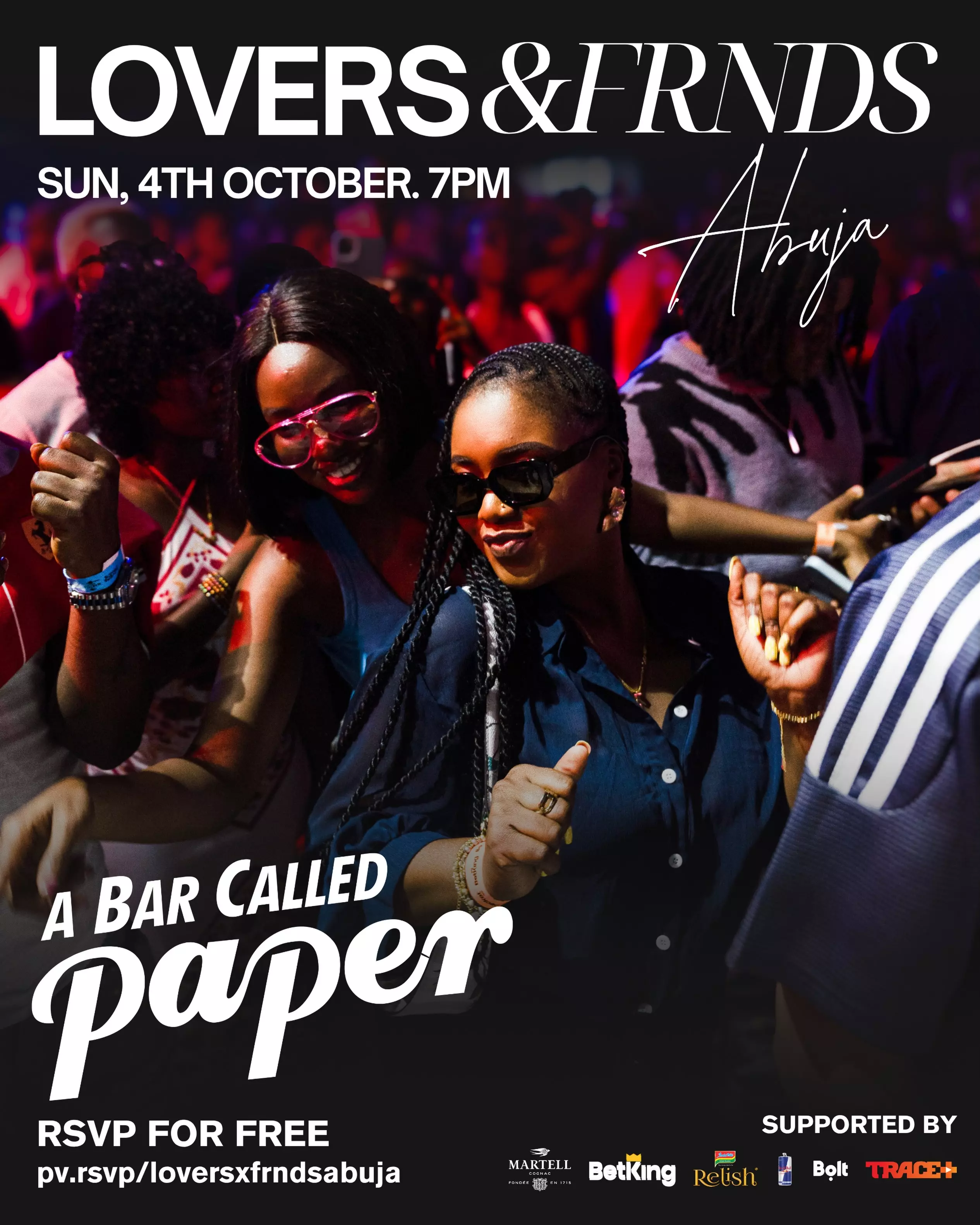 LOVERS & FRNDS ABUJA — A BAR CALLED PAPER