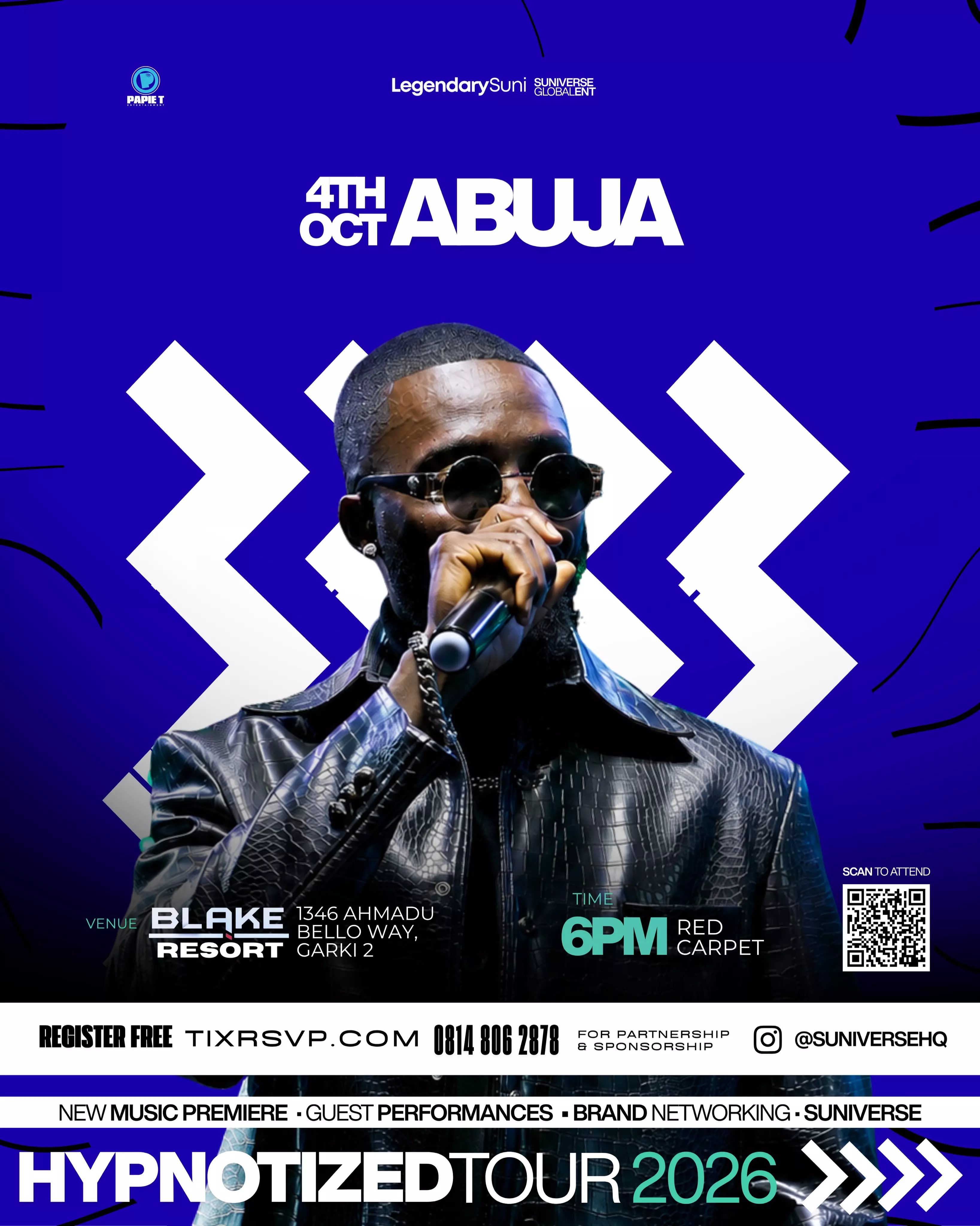 THE HYPNOTIZED TOUR 2026 – ABUJA