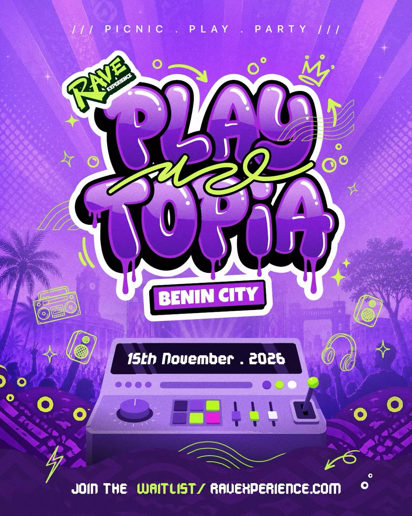 RAVE UTOPIA — BENIN CITY