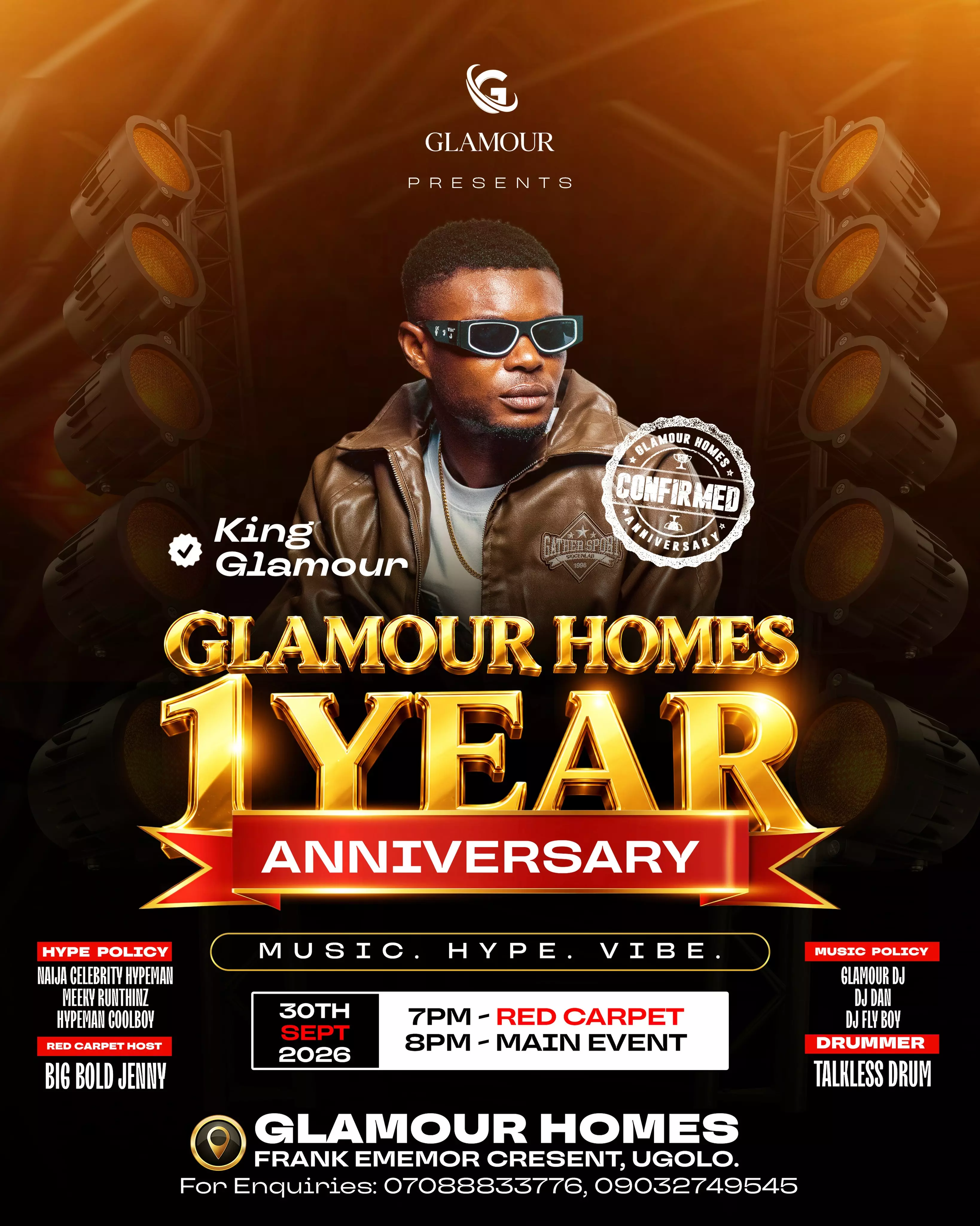 1 YEAR ANNIVERSARY _ GLAMOUR HOMES