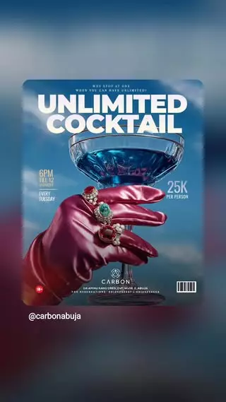 UNLIMITED COCKTAIL – CARBON ABUJA