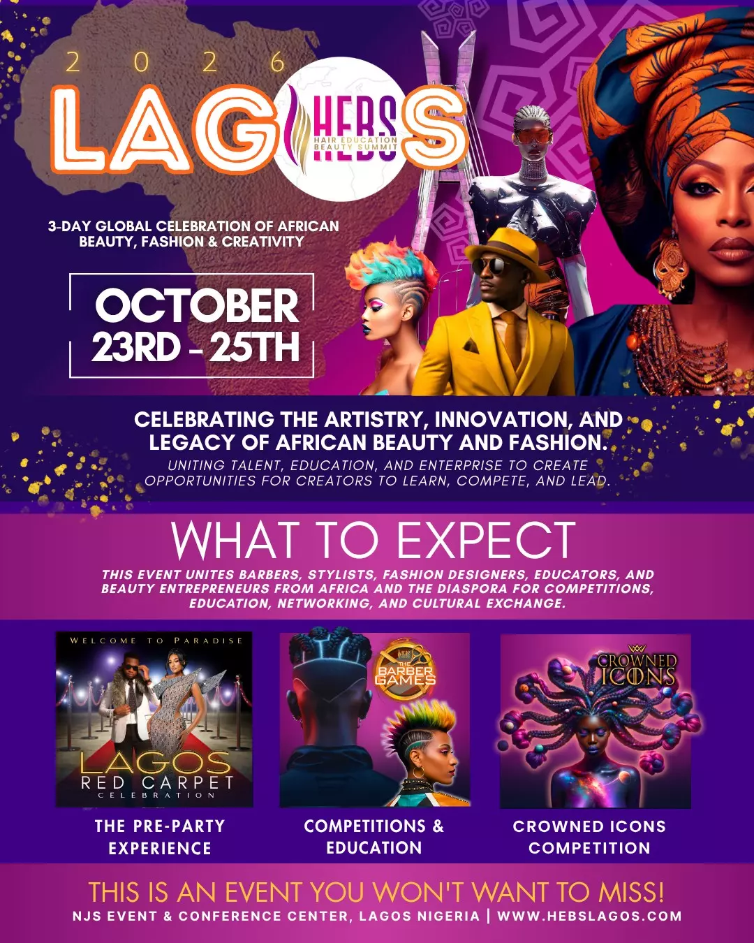 HAIR EDUCATION BEAUTY SUMMIT — HEBS LAGOS 2026