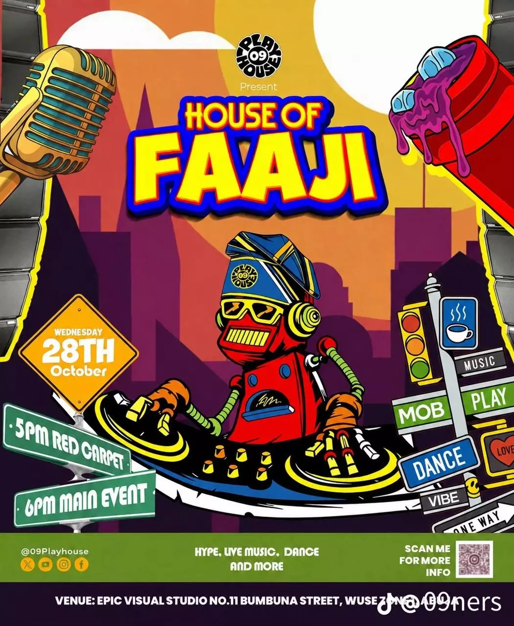 HOUSE OF FAAJI — PRESENTED BY 09 PLAYHOUSE