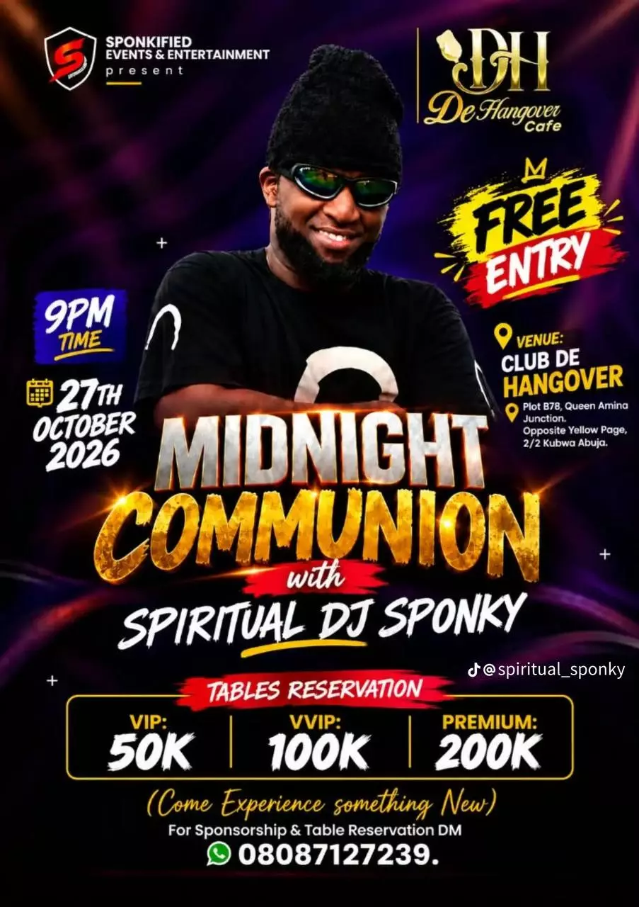 MIDNIGHT COMMUNION WITH SPIRITUAL DJ SPONKY