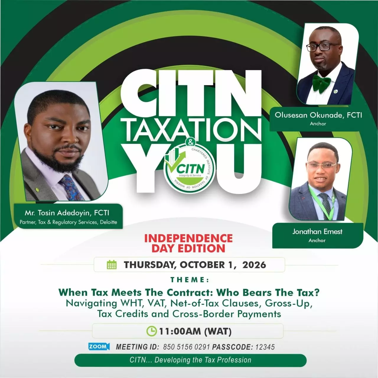 CITN TAXATION & YOU – INDEPENDENCE DAY EDITION