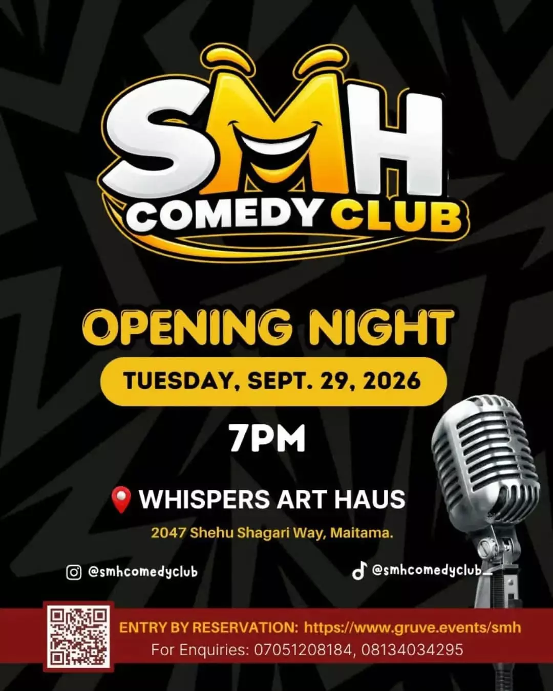 SMH COMEDY CLUB OPENING NIGHT