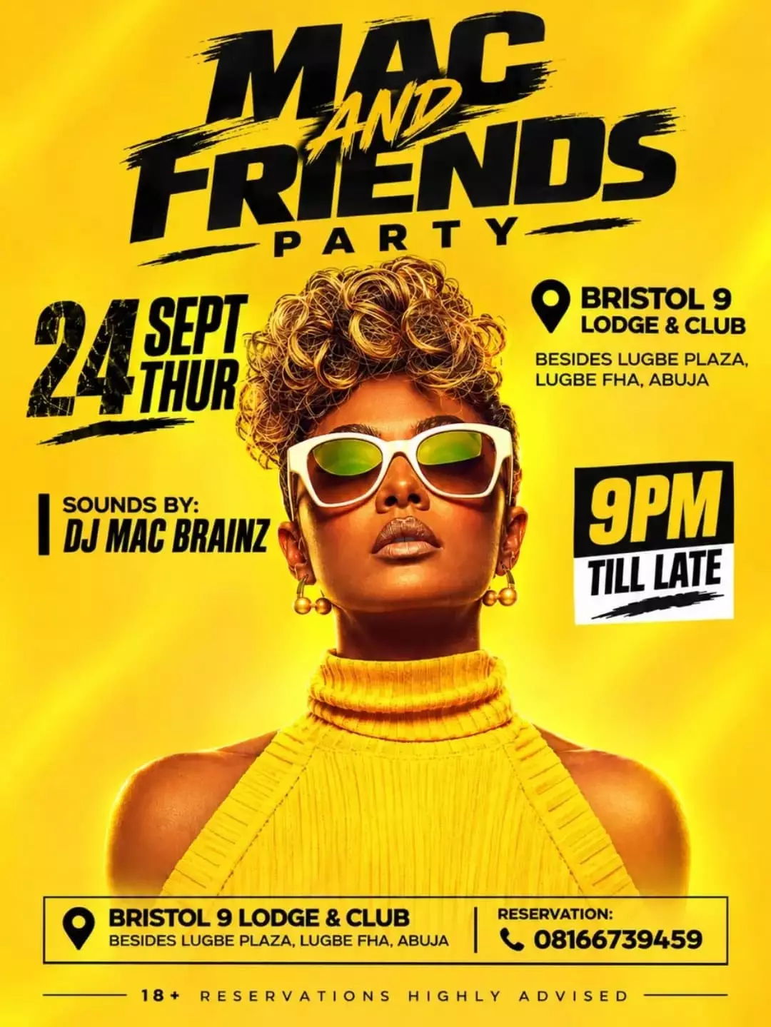 MAC & FRIENDS PARTY — WITH DJ MAC BRAINZ