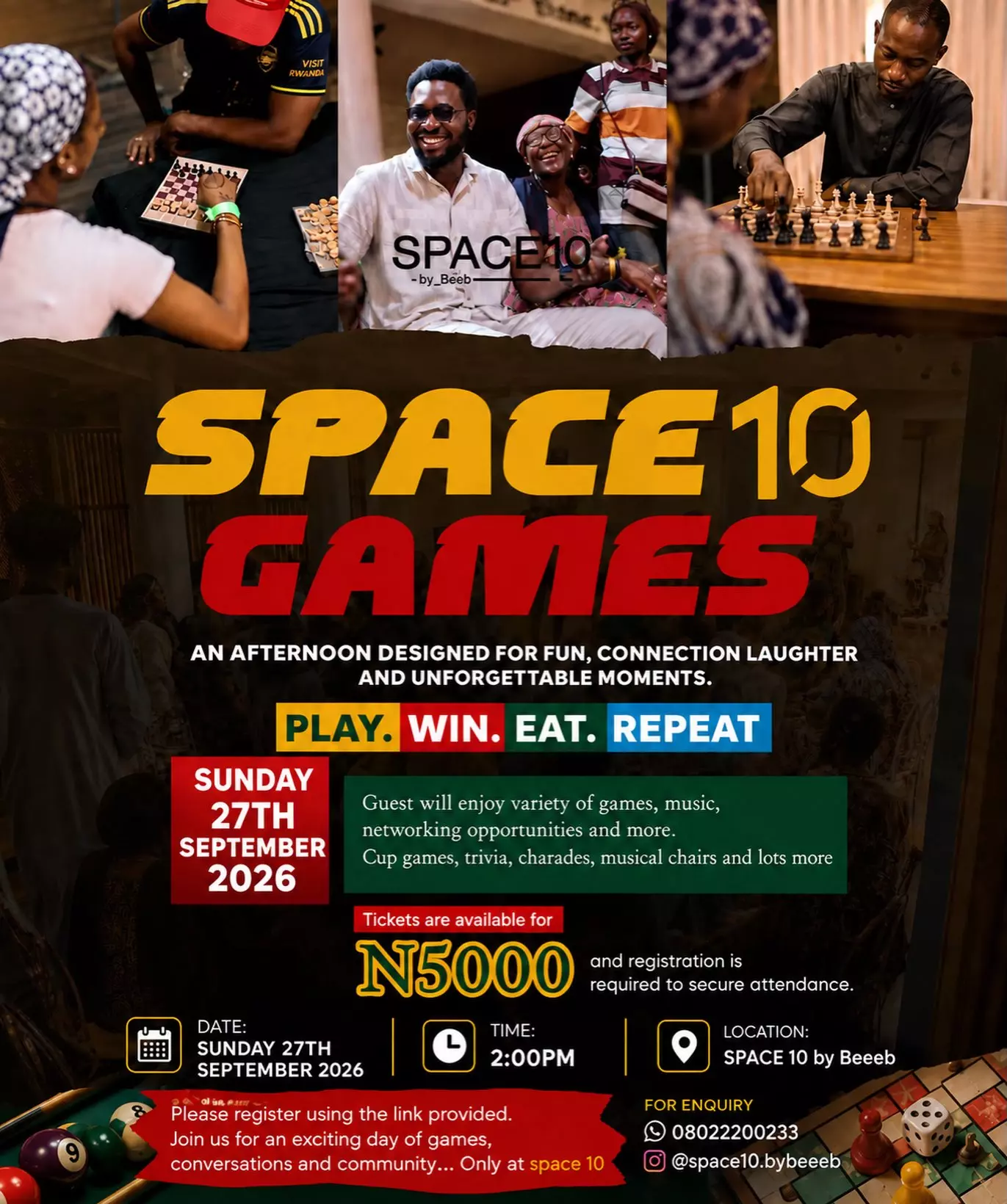 SPACE 10 GAMES — BY BEEEB