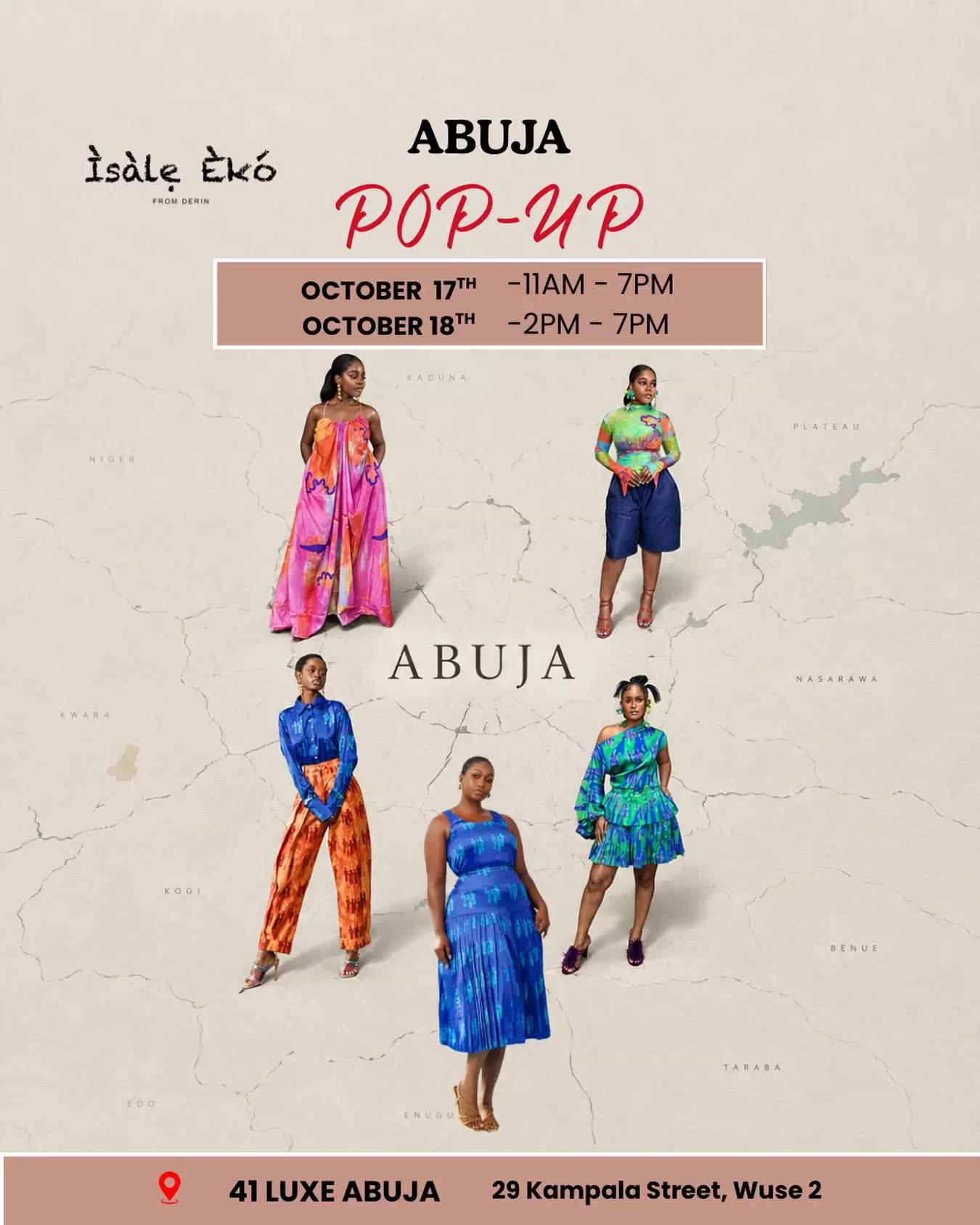 ISALẸ EKÓ ABUJA POP-UP — 41 LUXE ABUJA