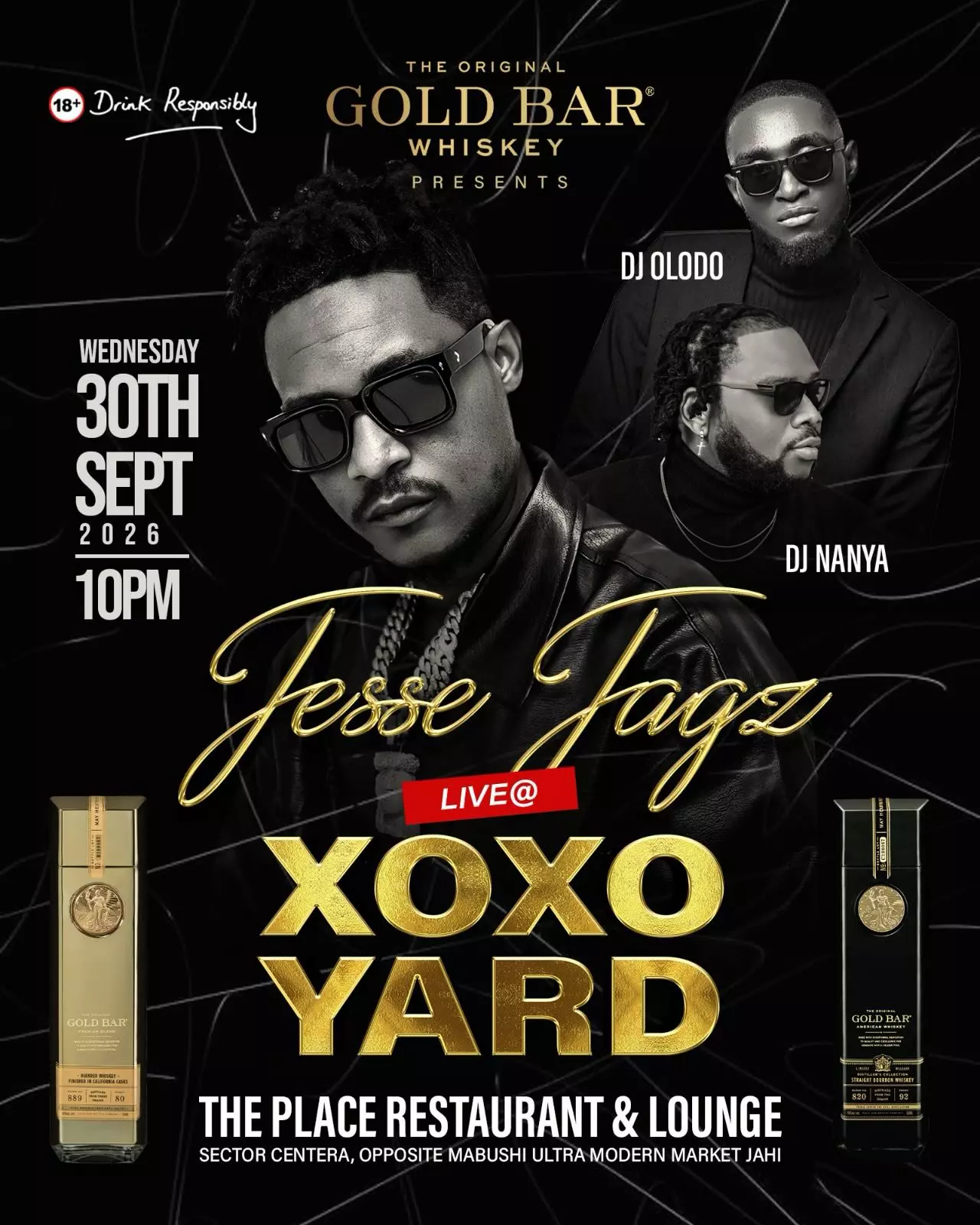GOLD BAR WHISKEY: JESSE JAGZ LIVE AT XOXO YARD