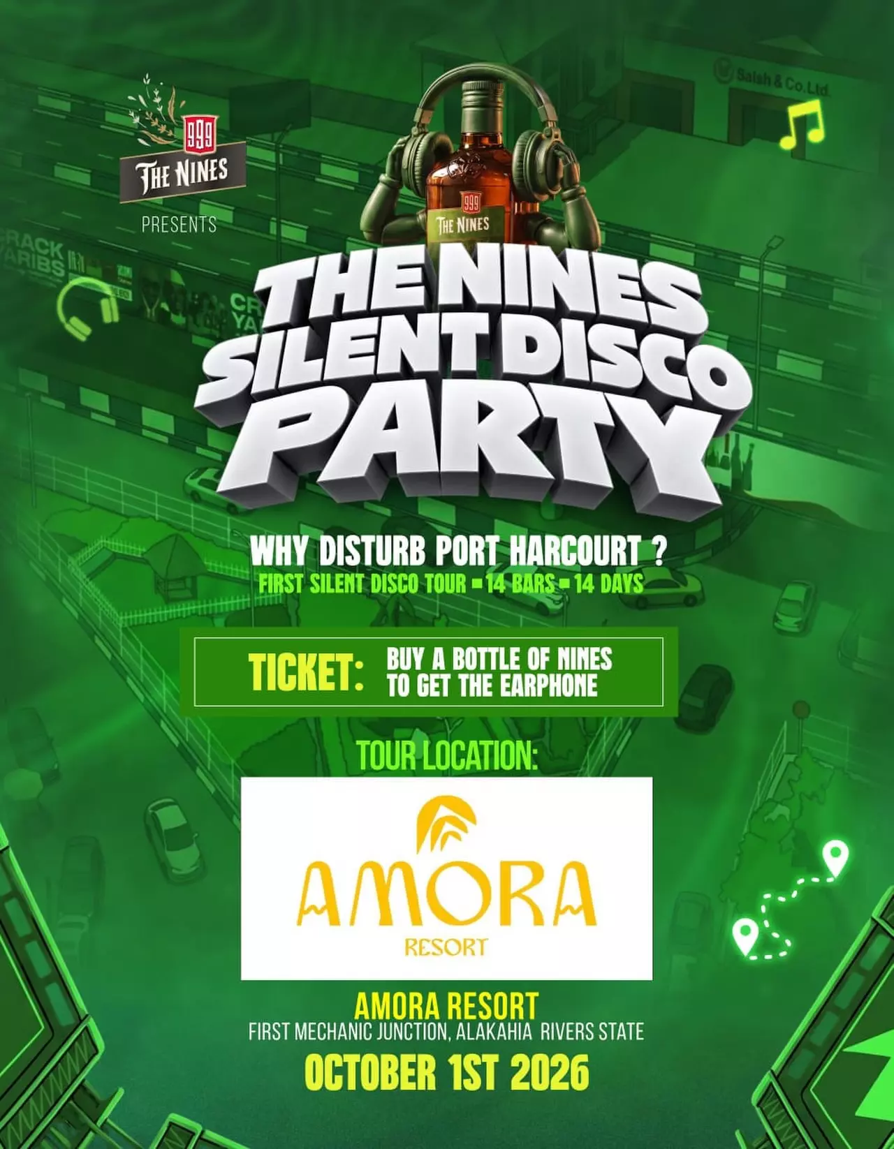 THE NINES SILENT DISCO PARTY