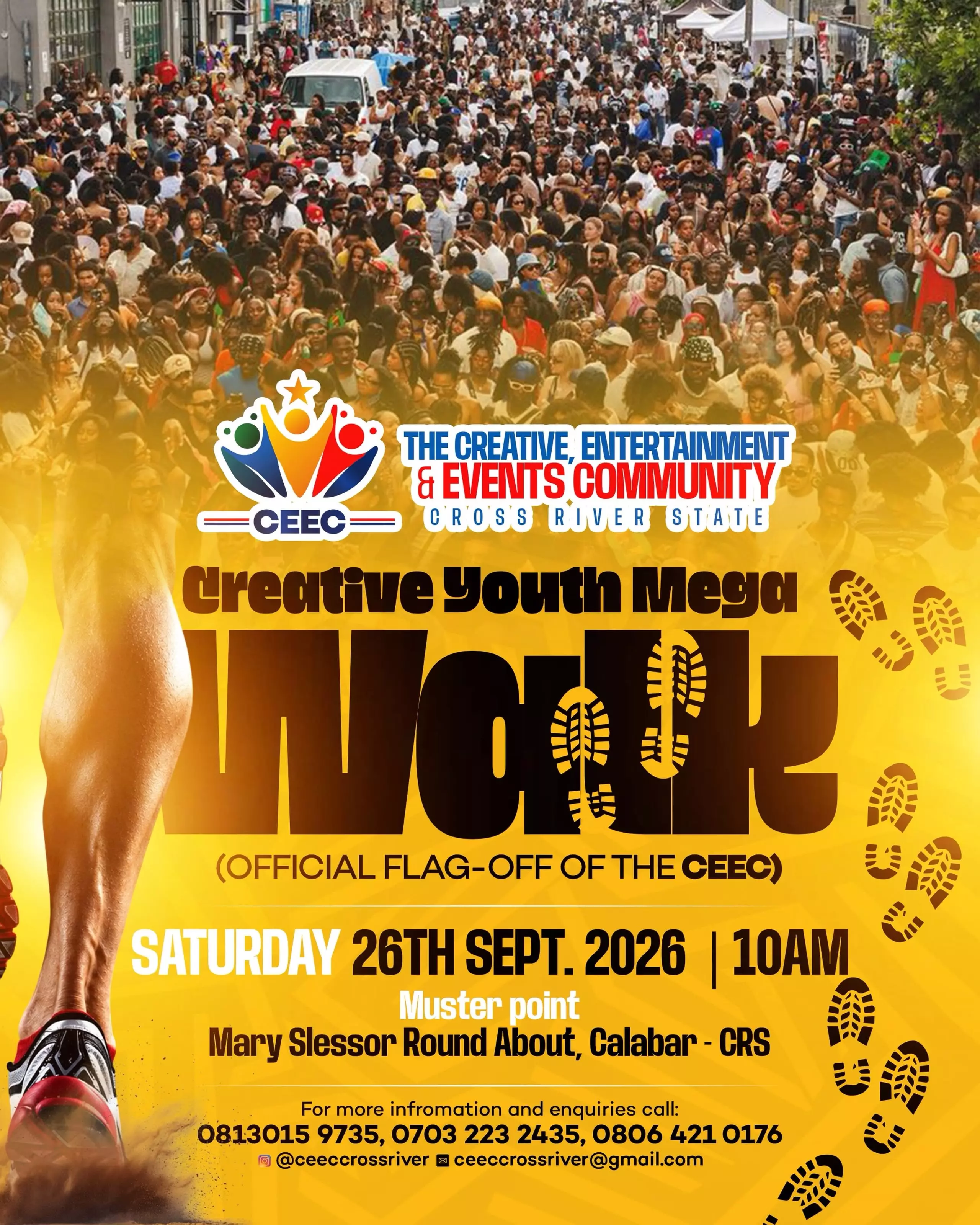 CREATIVE YOUTH MEGA WALK — CALABAR