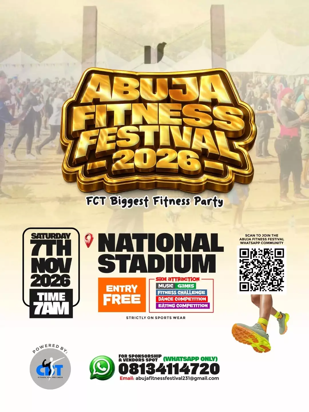 ABUJA FITNESS FESTIVAL 2026 – POWERED BY FIST FITNESS & WELLNESS