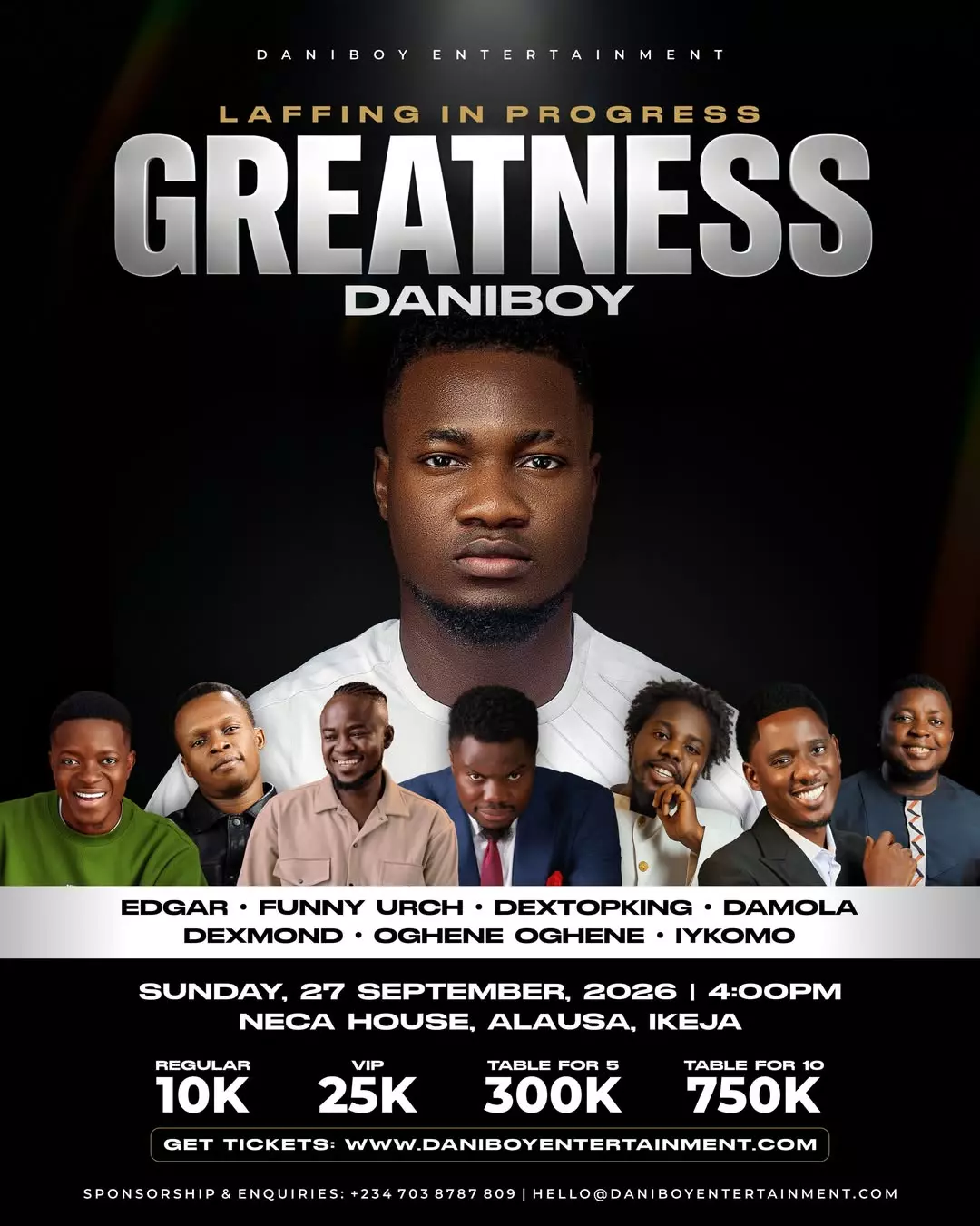 LAFFING IN PROGRESS 2026: DANIBOY ENTERTAINMENT