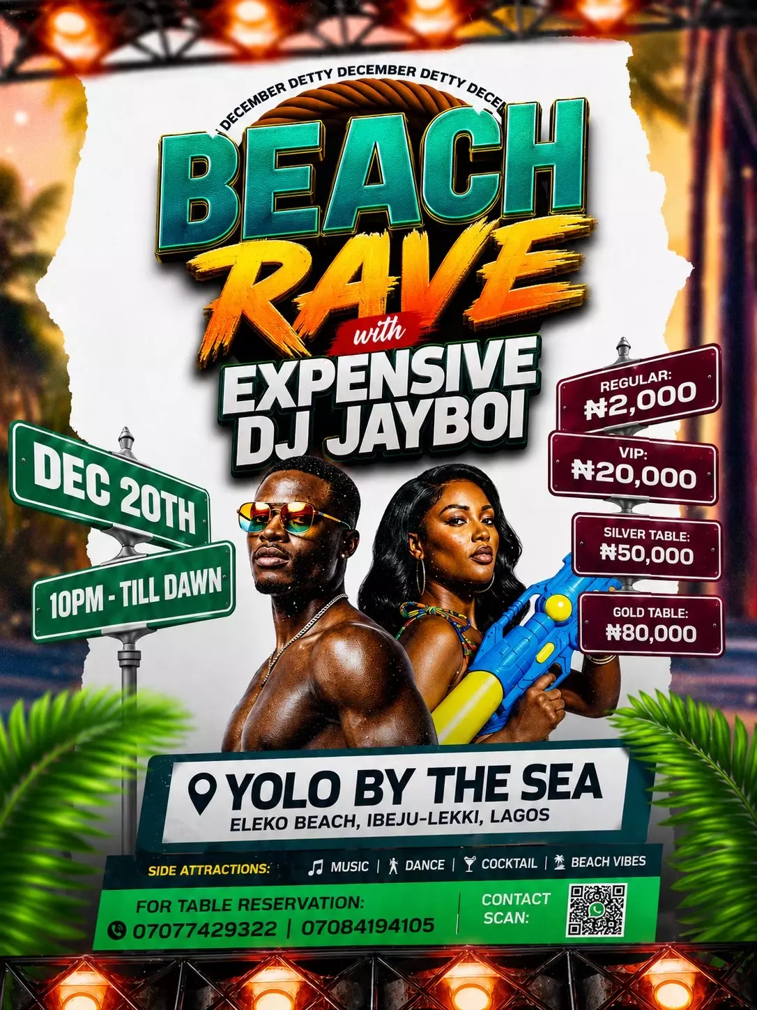 BEACH RAVE WITH EXPENSIVE DJ JAYBOI