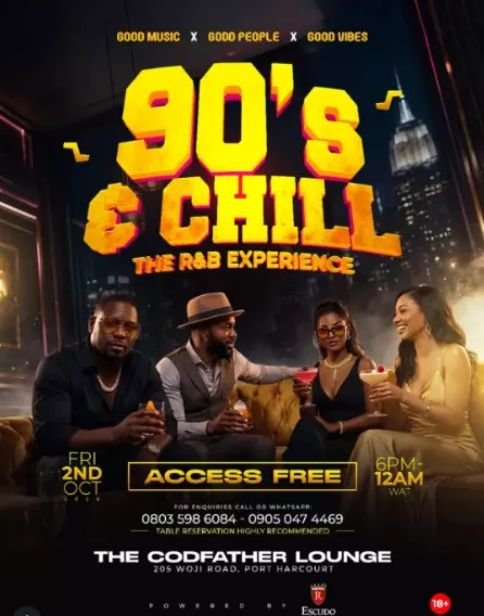 90s & CHILL — THE RNB EXPERIENCE