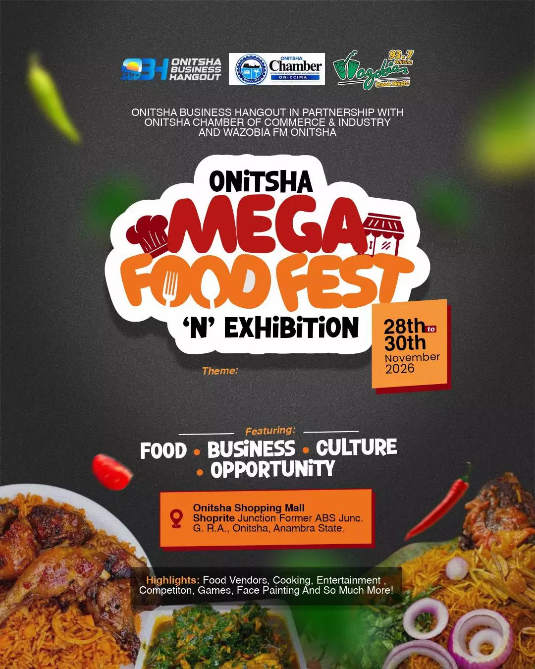 ONITSHA MEGAFOOD FEST ’N’ EXHIBITION 2026