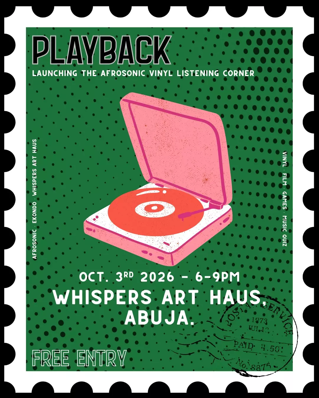 PLAYBACK: LAUNCHING THE AFROSONIC VINYL LISTENING CORNER