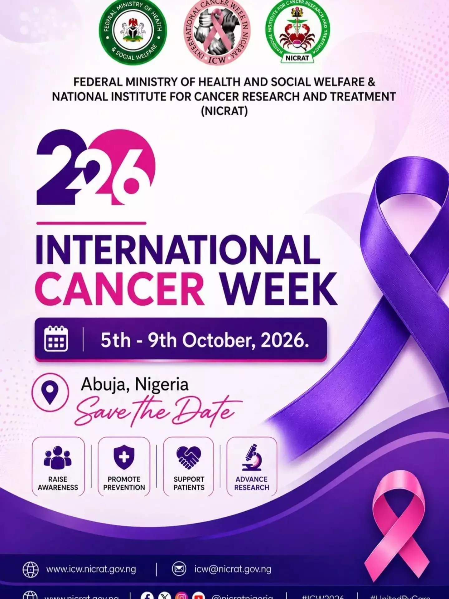 INTERNATIONAL CANCER WEEK (ICW) 2026