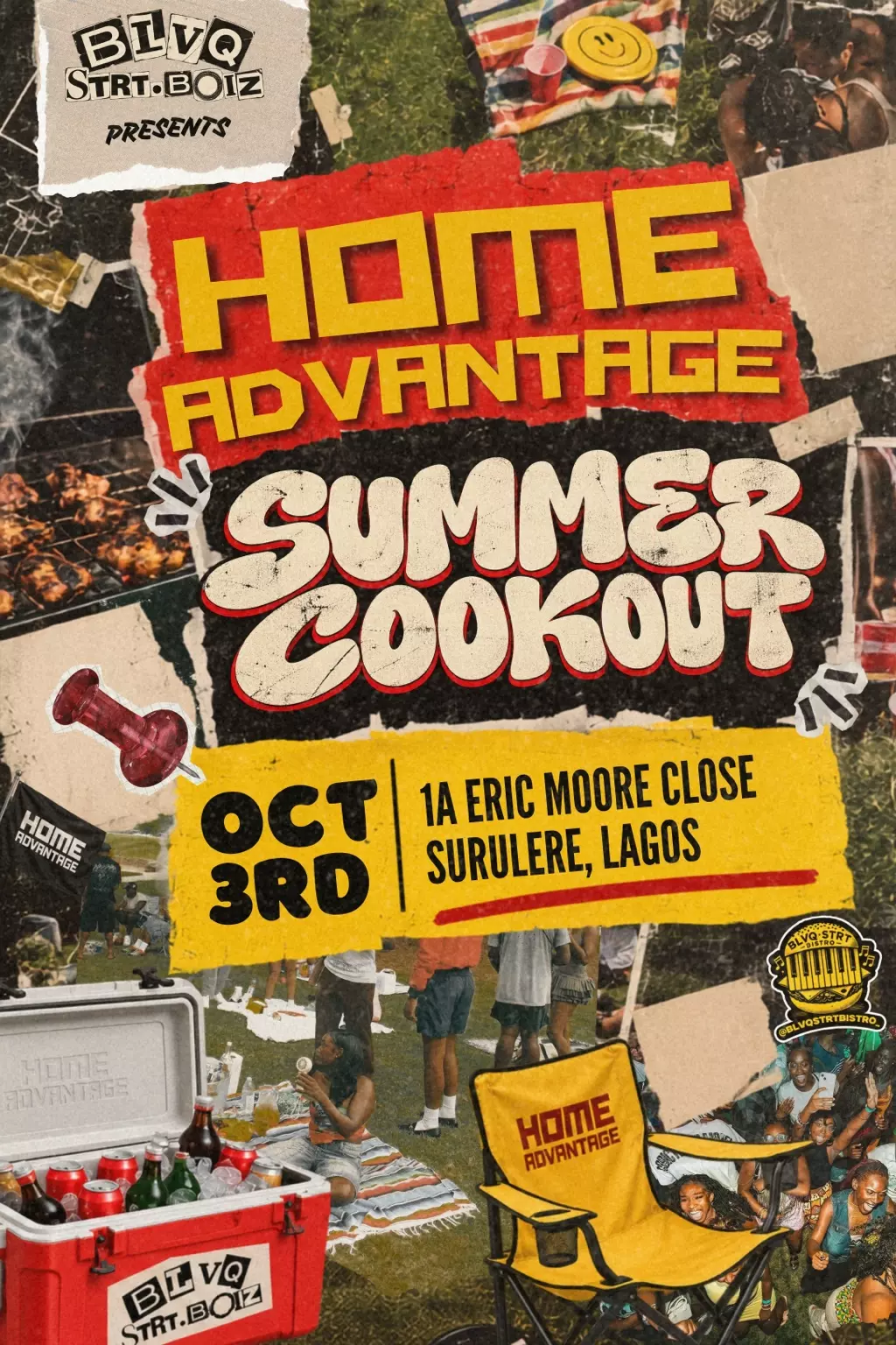 HOME ADVANTAGE SUMMER COOKOUT