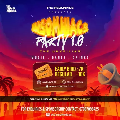 INSOMNIACS PARTY 10 – THE UNVEILING